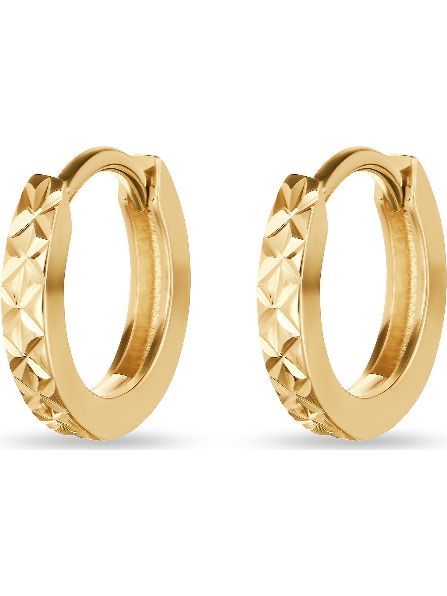 FAVS Paar Creolen FAVS Damen-Creolen 375er Gelbgold (Paar)