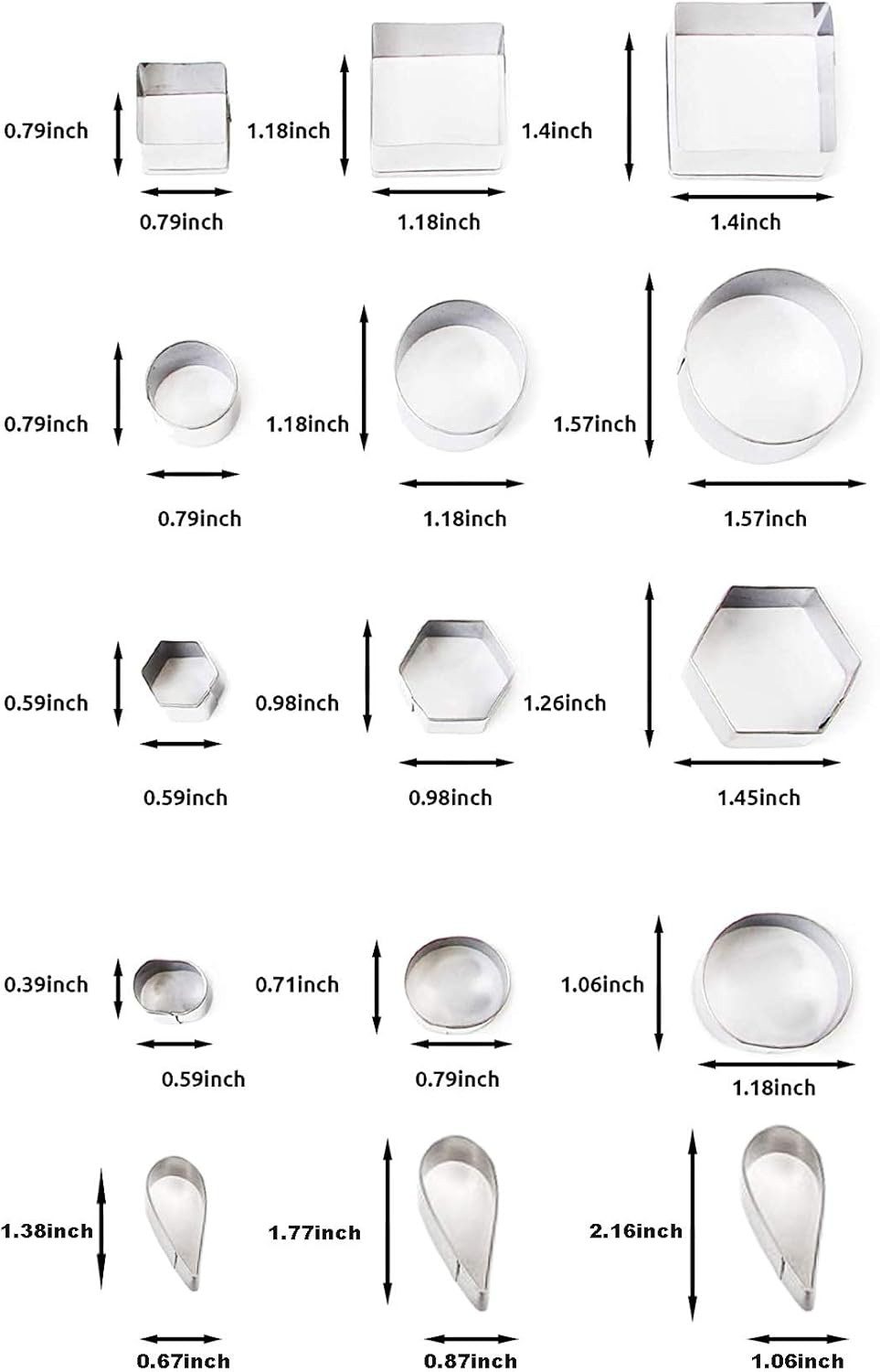 FELIXLEO Ausstechform "Mini-Ausstecher-Set mit 30 Formen für Teig, Tortenkruste und Obst ", (1-St) – Bild 5 von 5