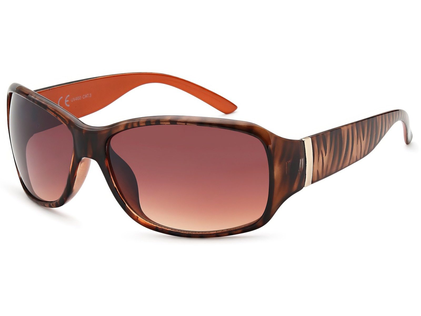 styleBREAKER Sonnenbrille Sonnenbrille Schmetterlingsform mit Streifen (1-S günstig online kaufen