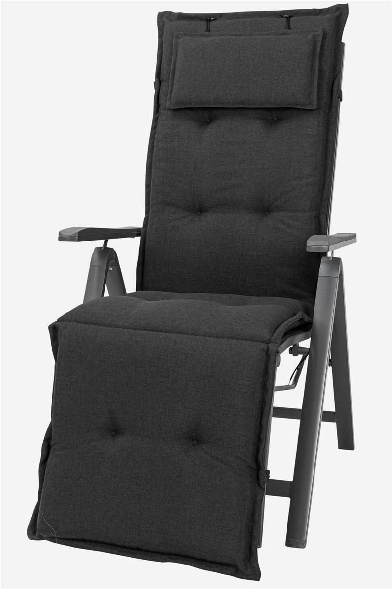 Sun Garden Sesselauflage Relaxliege Sylt/Miami 50148-52 anthrazit 173x48x8 cm Sun Garden