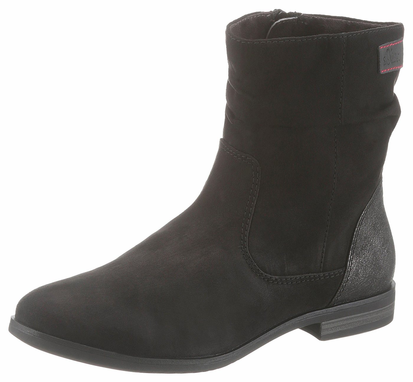 s.Oliver Schlupfboots mit dezenten Falten am Schaft s.Oliver Schlupfboots mit dezenten Falten am Schaft