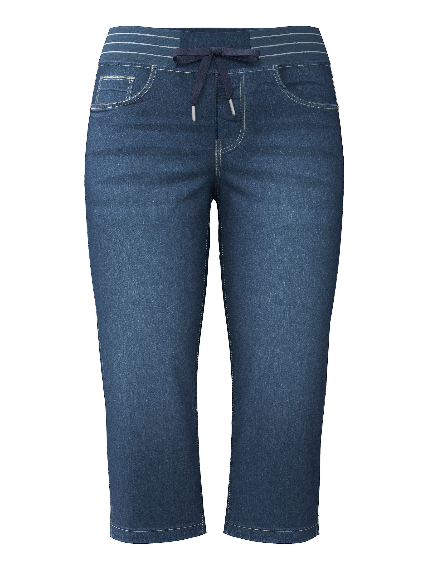 Jeansshorts Capri-Jeans komfortabel
