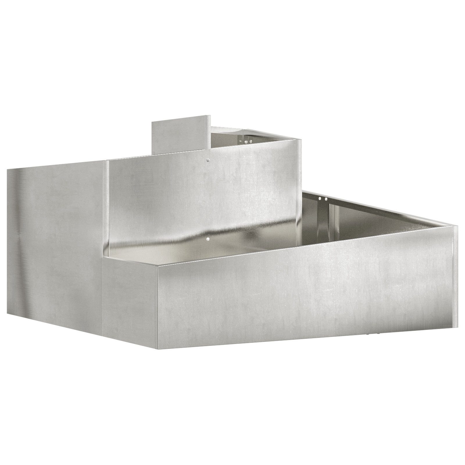 vidaXL Blumentopf Metallpflanzgefäß Edelstahl Groß Langlebig günstig online kaufen