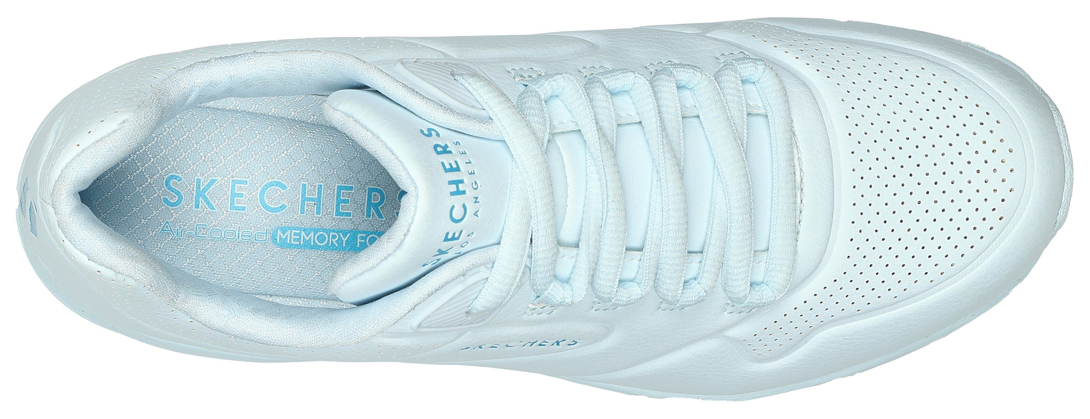 Pastellfarben Sneaker zarten 2 UNO in hellblau Skechers