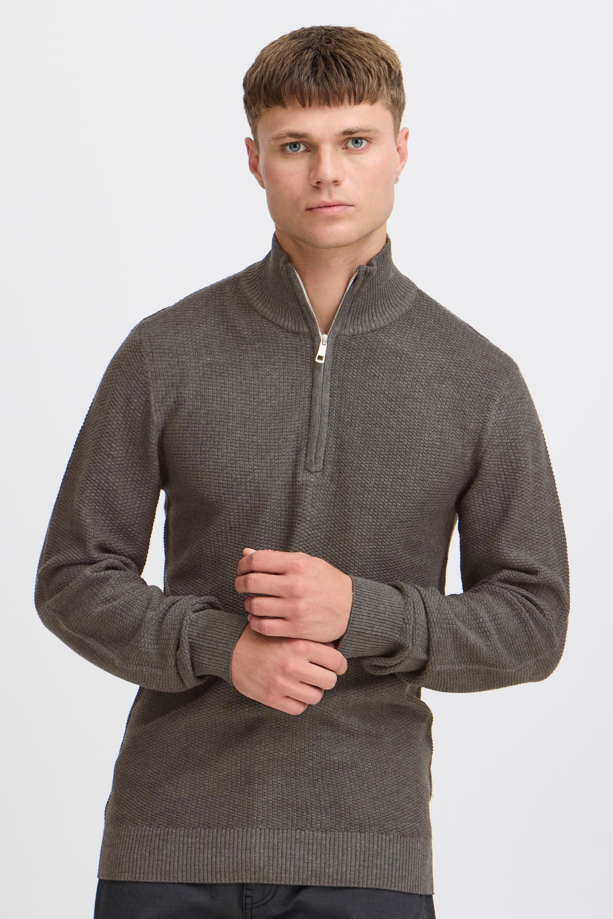 Blend Troyer BHMGOMAZA Stilvoller Troyer mit Reißverschluss günstig online kaufen