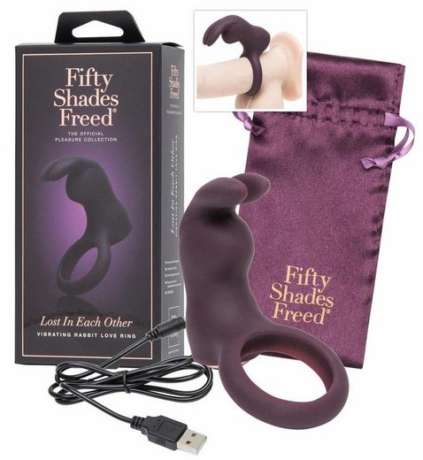 Fifty Shades of Grey Vibro-Penisring »Lost in Each Other«, mit Klitoris-Stimulator