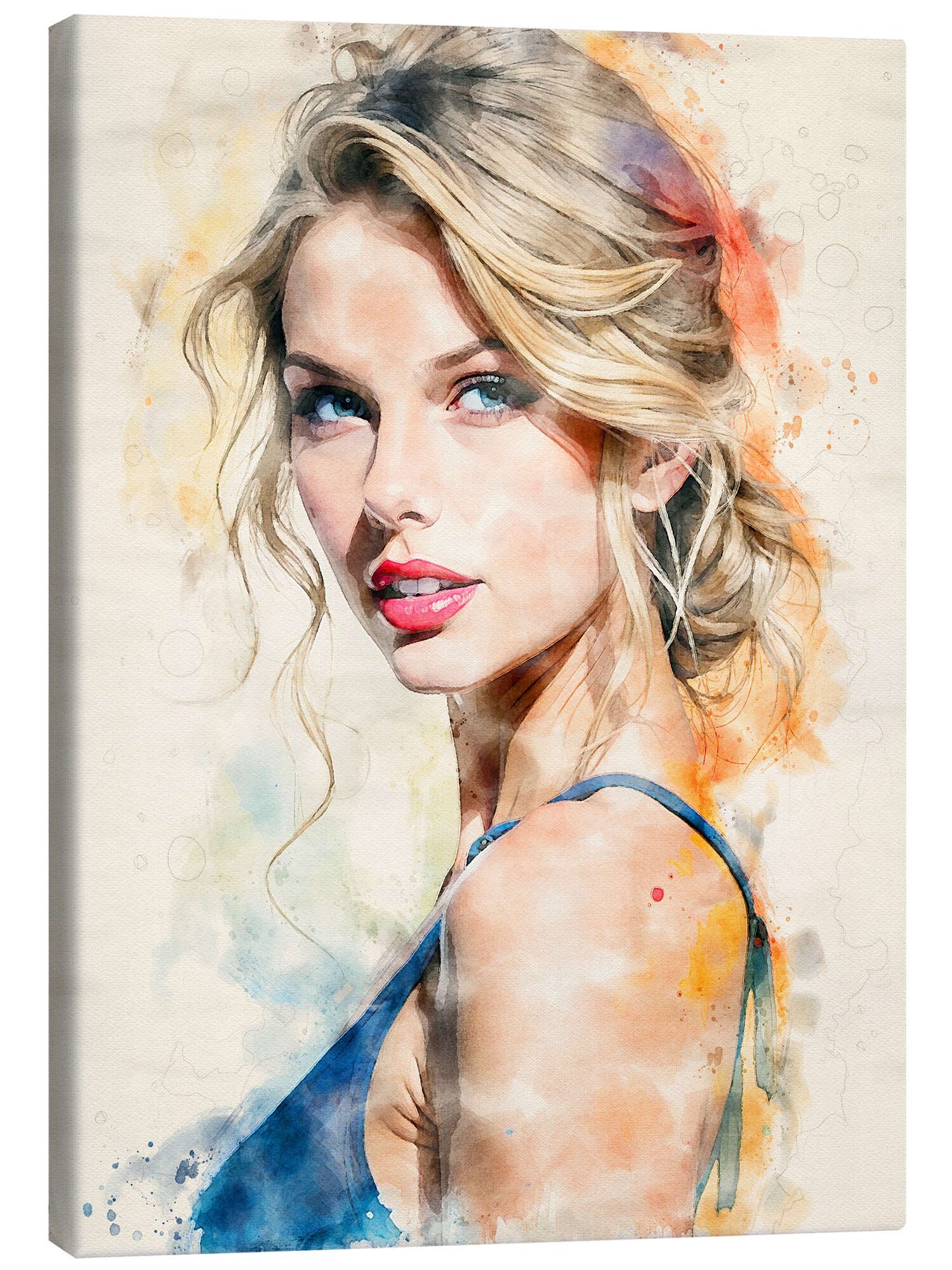Posterlounge Wandbild Taylor Swift, nobelart, erhältlich als Poster, Leinwa günstig online kaufen