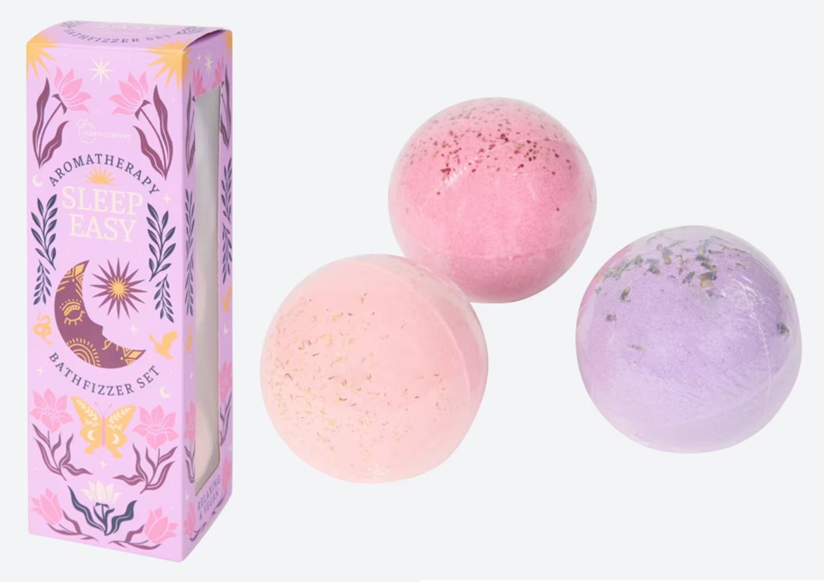 Spectrum Badekugel Aromatherapie Sprudelbadekugeln 3 x 150 gr. Bathfizzer, 3-tlg.