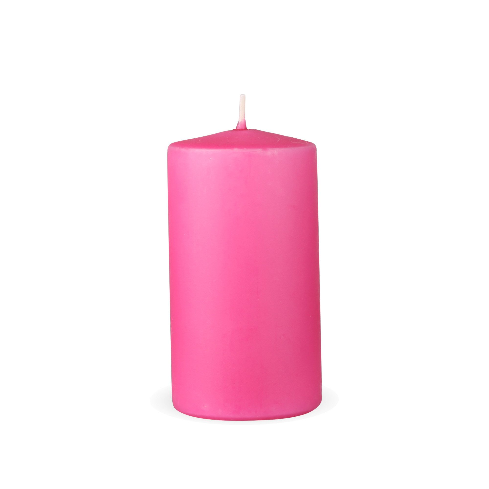 HS Candle Stumpenkerze Säulenkerze Ø7cm (1-tlg), Wachskerzen - unparfümierte Säulenkerzen - viele Farben/Größen