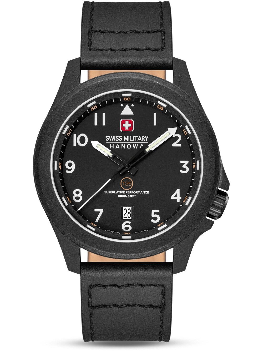 Quarzuhr Swiss Military Hanowa SMWGB0005241 Herrenuhr Fieldmaster Tritium 42mm Swiss Military Hanowa SMWGB0005241 Herrenuhr Fieldmaster Tritium 42mm 10ATM