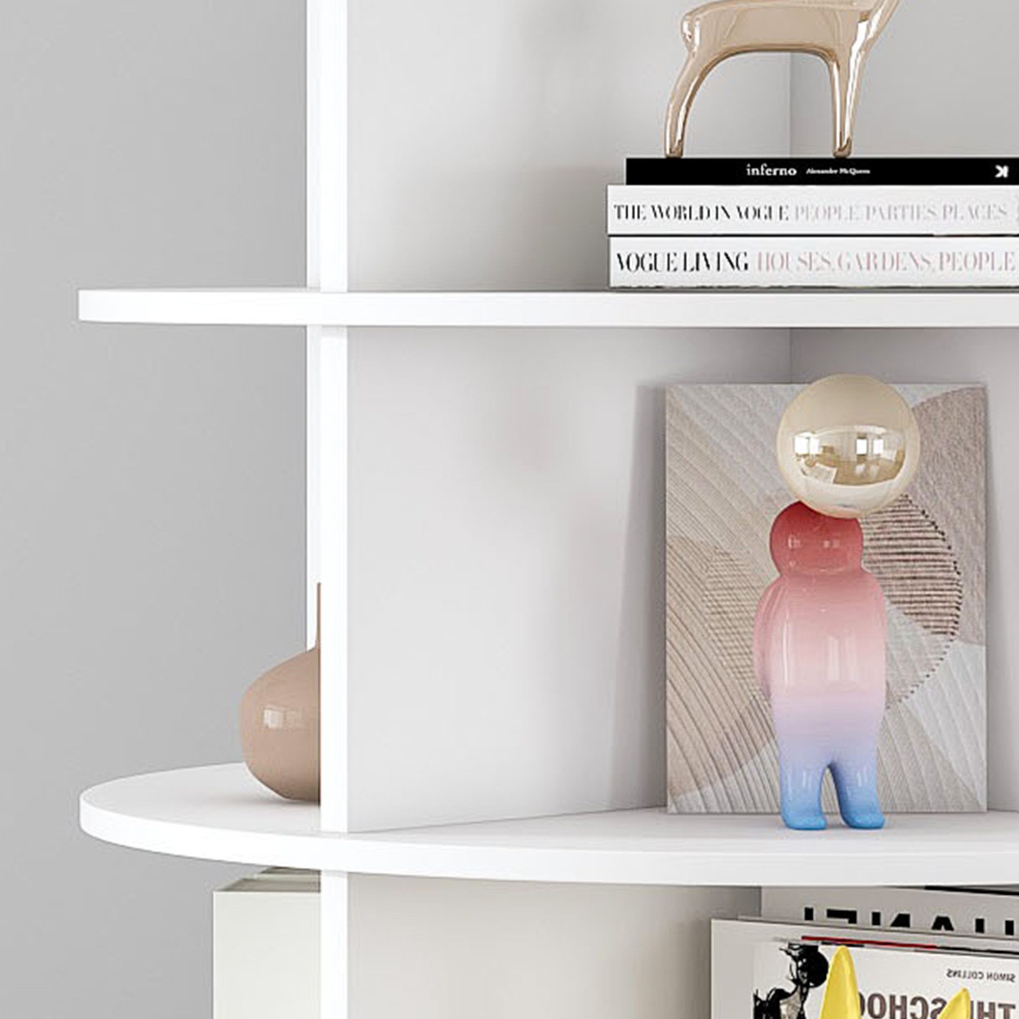 REDOM Schuhschrank Aufbewahrungsschrank 60x138,5x60 cm in Weiß - 6 Etagen d günstig online kaufen