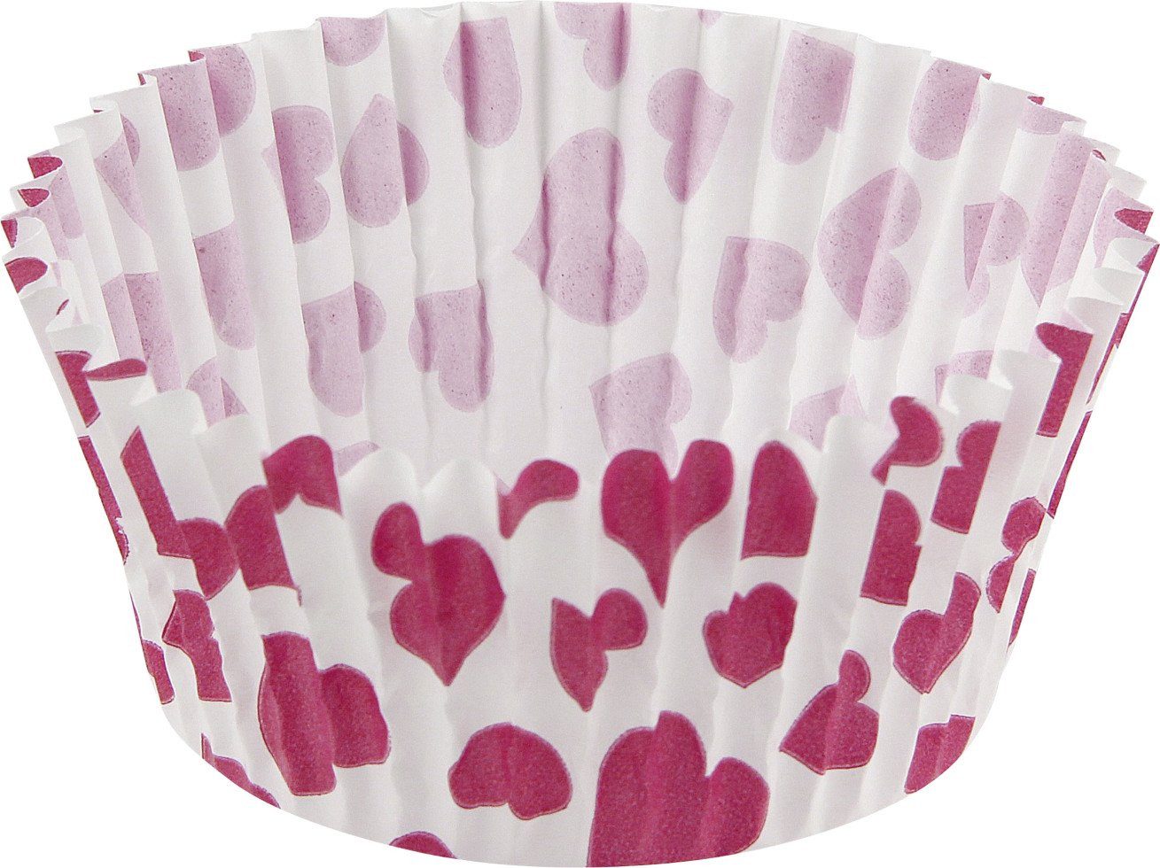 Zenker Backblech Zenker Muffinförmchen Papier Herz 50 Stück, PP
