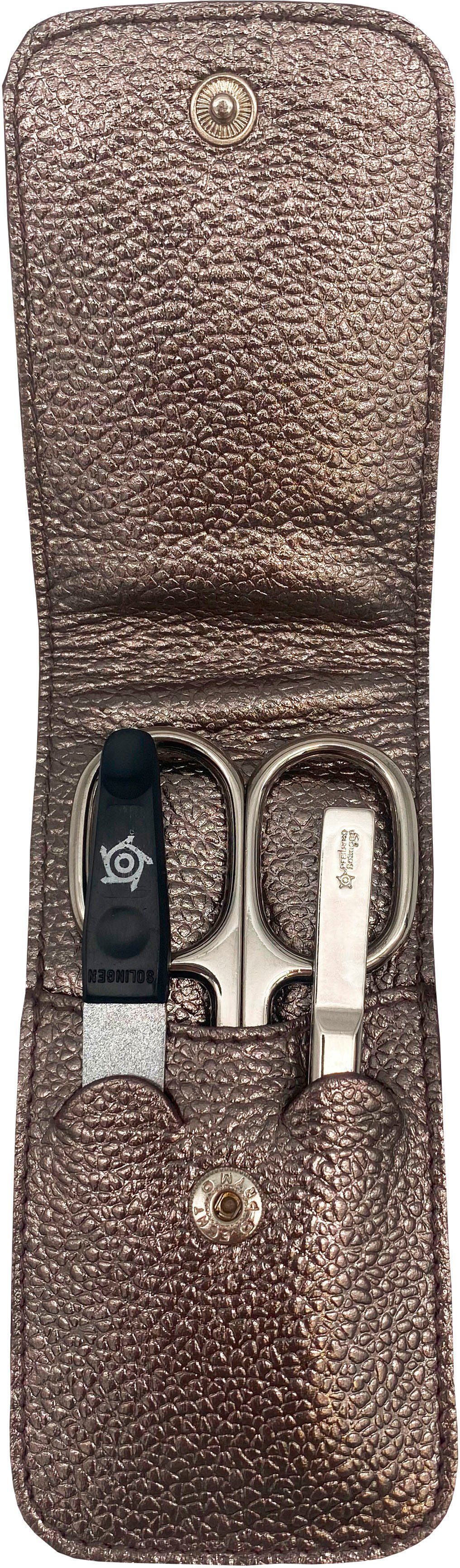PFEILRING Maniküre-Etui, 3 tlg., mit Schere, Pinzette und Nagelpfeile