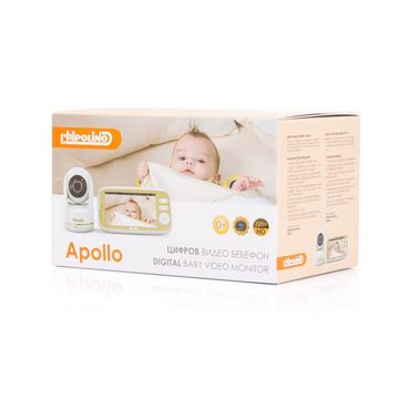 Chipolino Babyphone Baby-Video-Phone Apollo 5 Zoll, Nachtsicht VOX Musik Temperatursensor