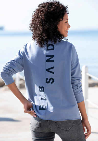Elbsand Sweatshirt »Riane« mit Logoprint hinten