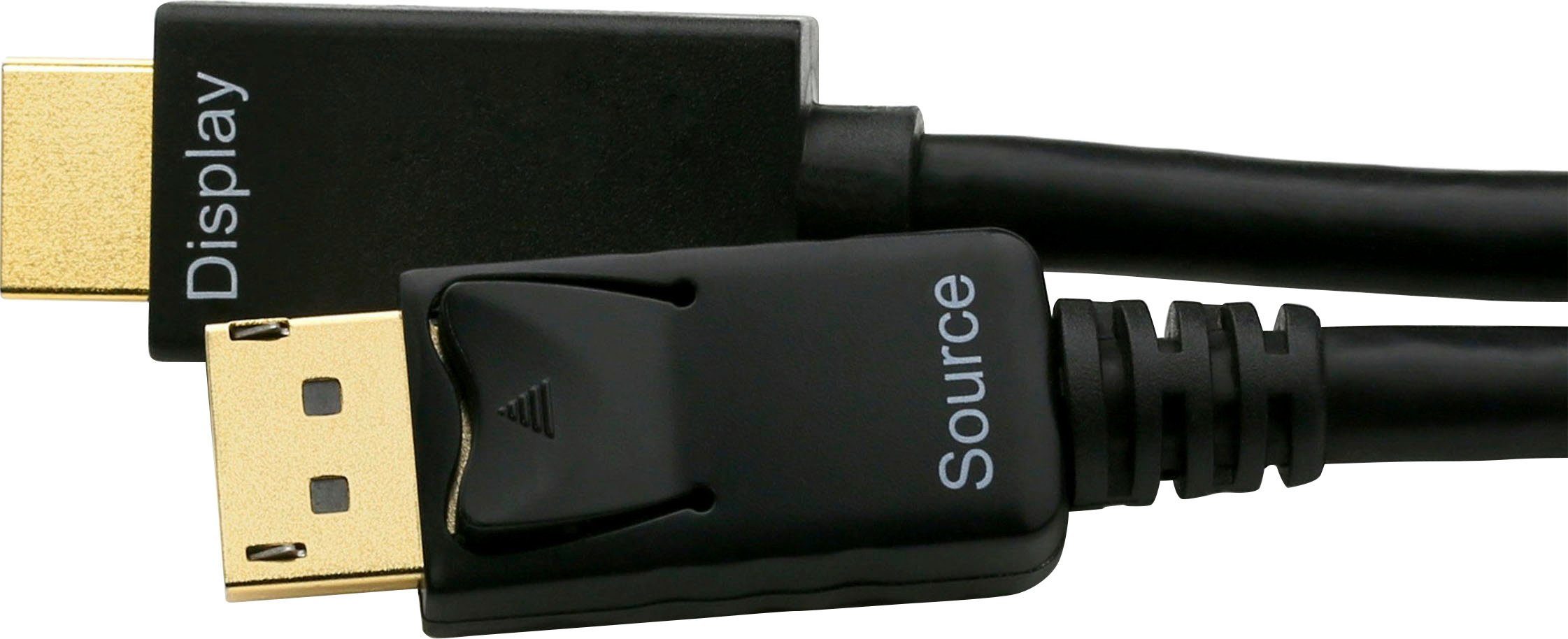 CSL DisplayPort, HDMI Kabel, mehrfach geschirmt, verschiedene Längen Audio- & Video-Kabel, DisplayPort, HDMI, DisplayPort, HDMI (500 cm)