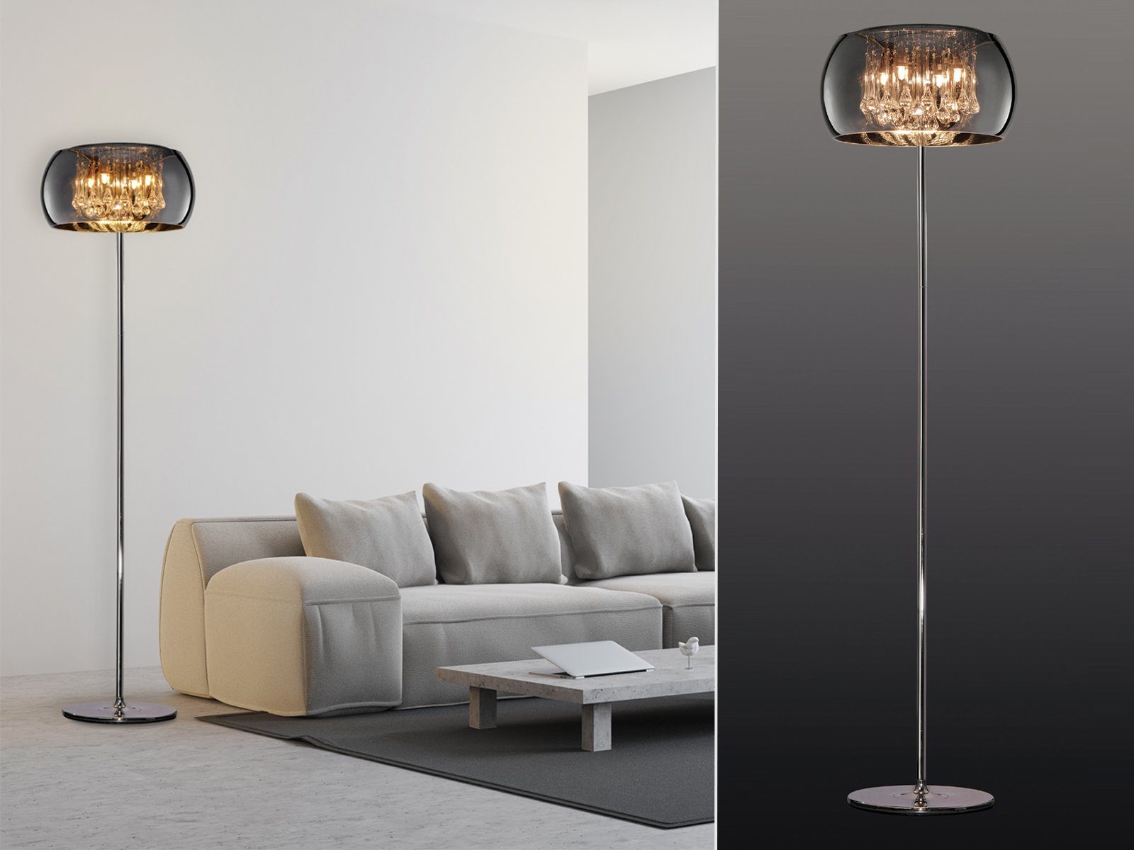 TRIO Leuchten LED Stehlampe, LED wechselbar, günstig online kaufen