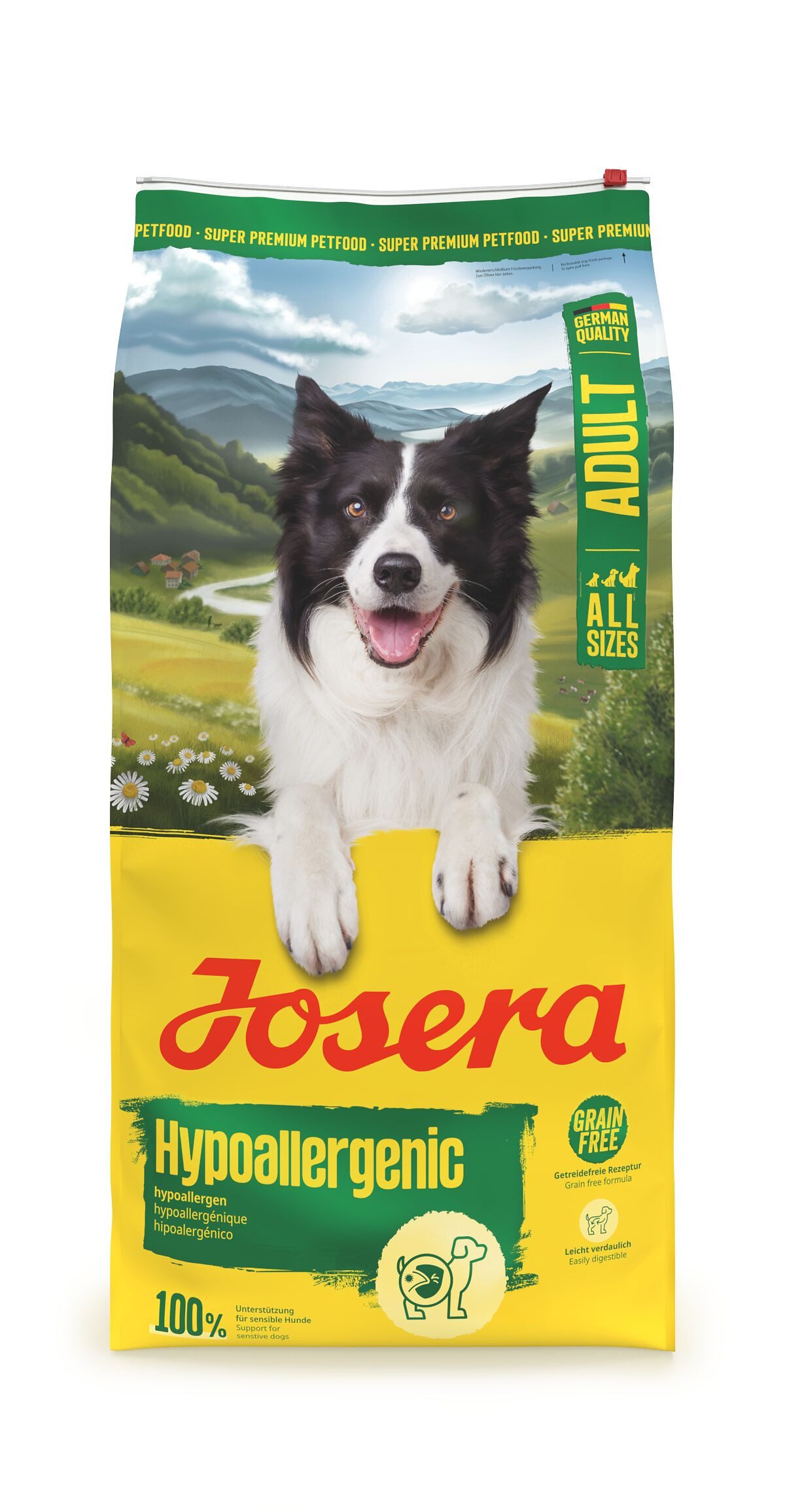 Josera Hypoallergenic 12,5kg, Trockenfutter für: Hunde, Adult All Size, für ausgewachsene Hunde aller Größen