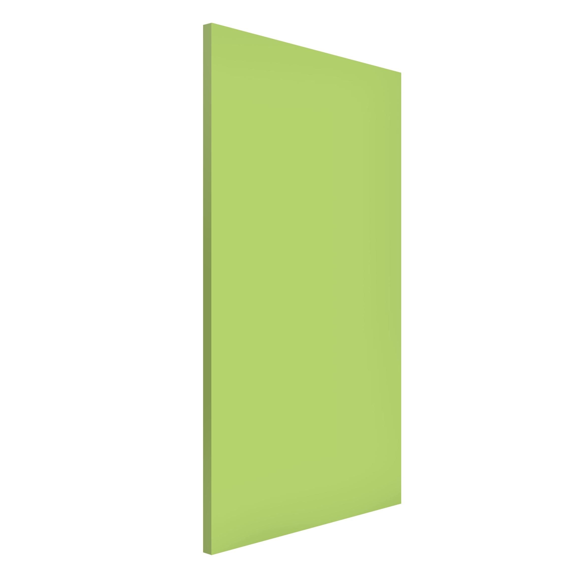Bilderdepot24 Magnettafel Küche grün Colour Spring Green, (1-tlg., Magnetboard Pinnwand für die Wand - metallische Tafel für Magnete), Magnetwand groß mit Motiv Büro Memoboard magnetisch Hochformat