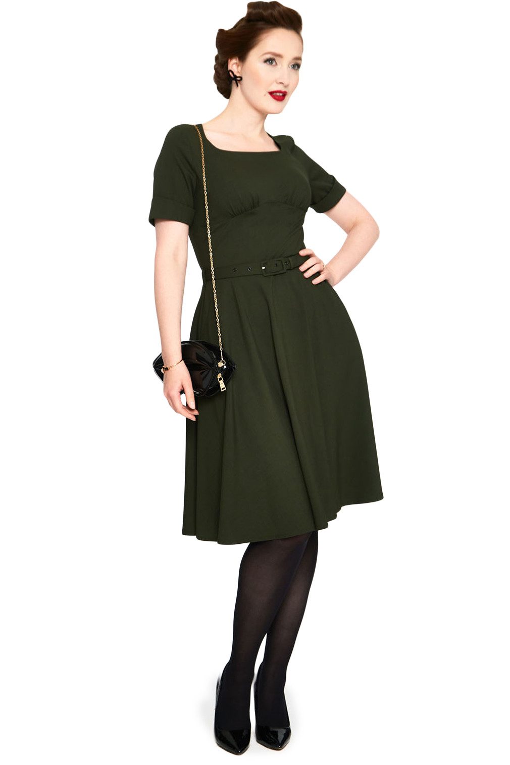 Voodoo Vixen A-Linien-Kleid Lucia Vintage Rockabilly günstig online kaufen