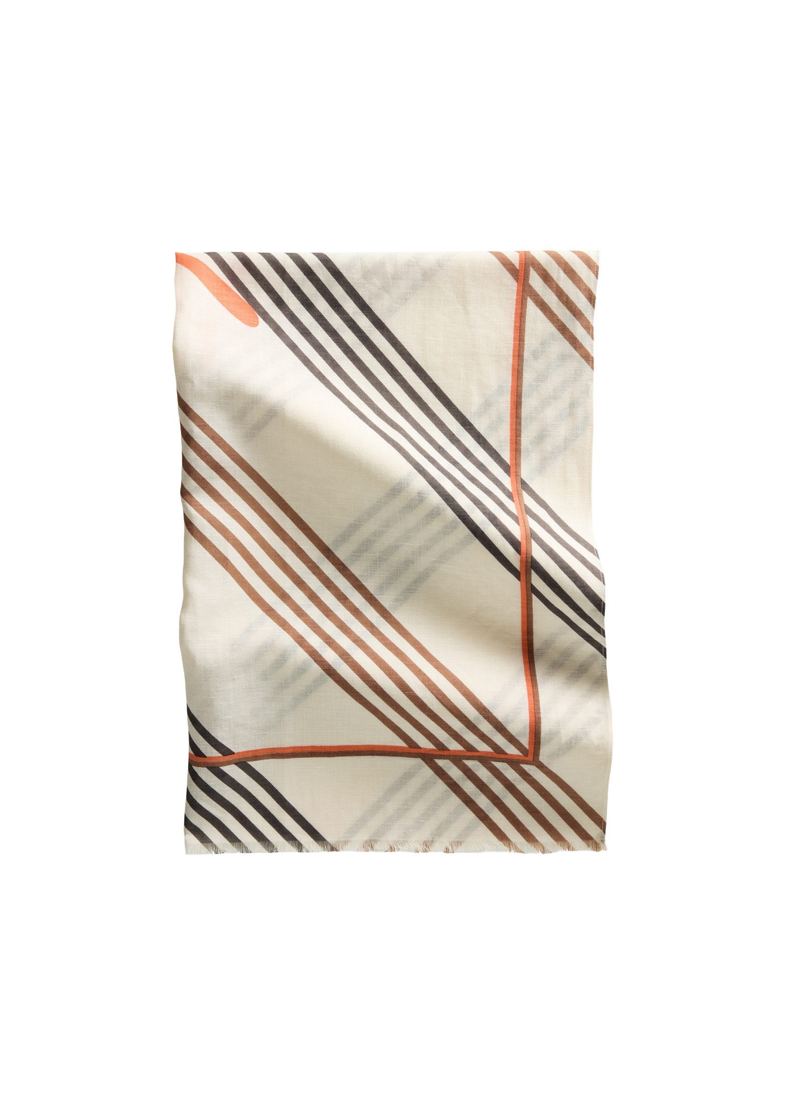 Marc O'Polo Schal aus Leinen-Organic-Cotton-Mix