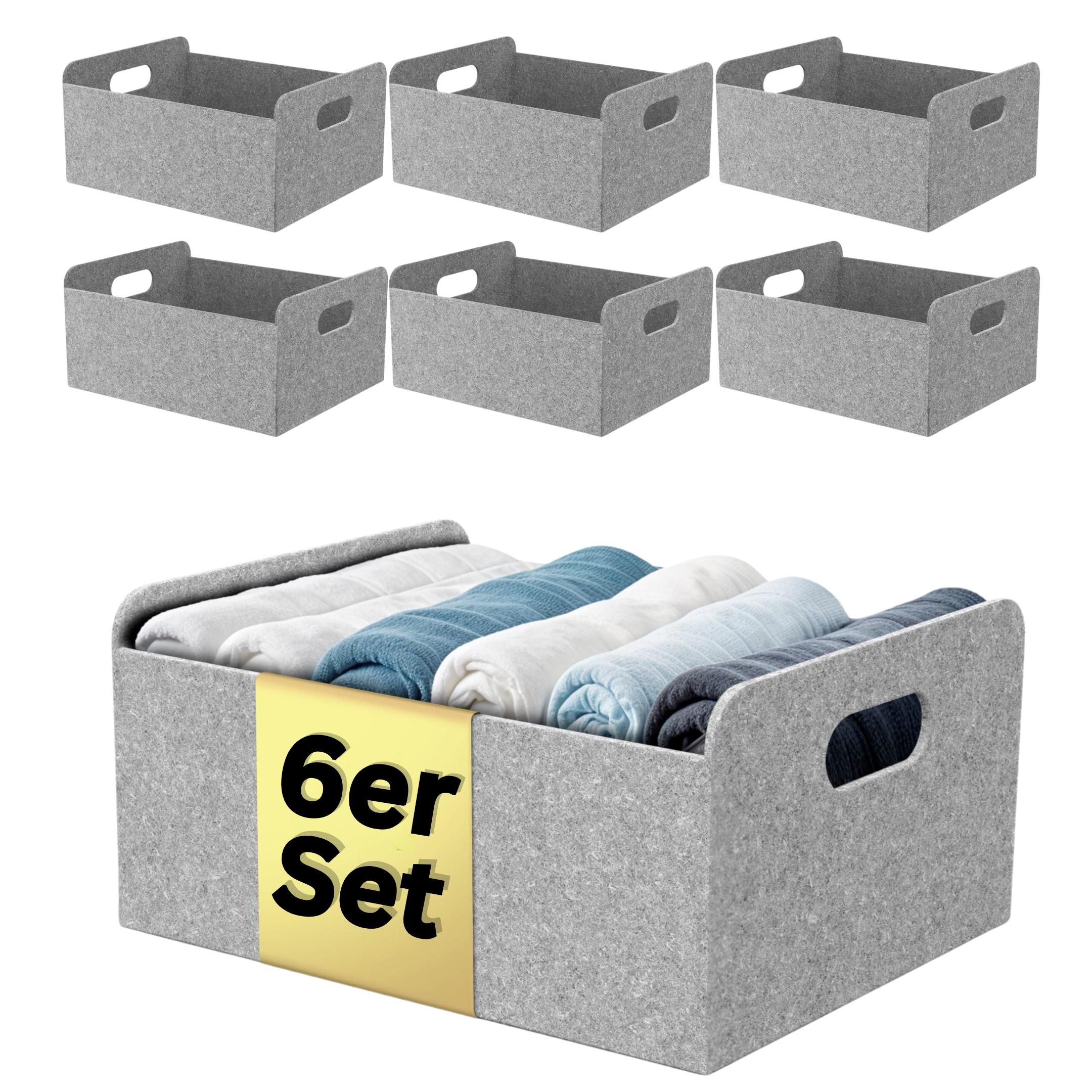 Bada Bing Aufbewahrungskorb Filzkorb Filz Aufbewahrungsbox Regalkorb Organi günstig online kaufen