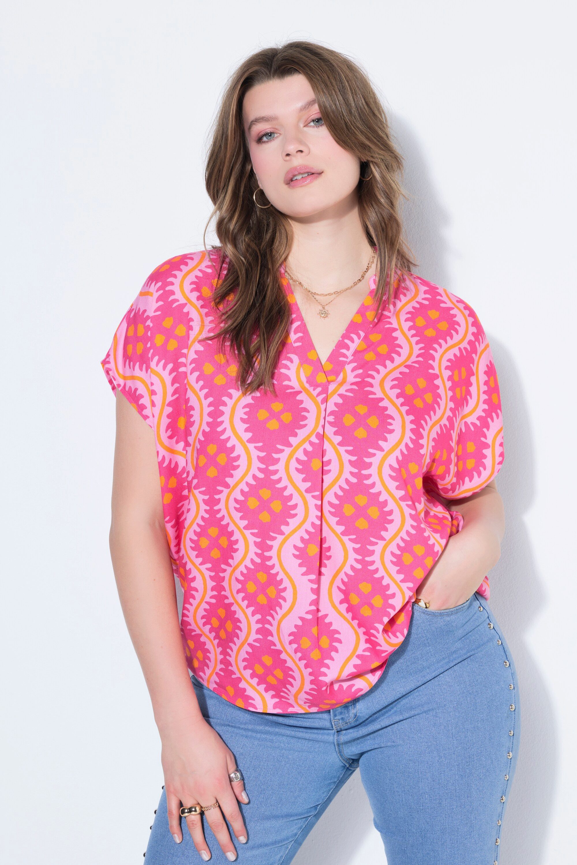 Studio Untold Hemdbluse Blusenshirt oversized Print