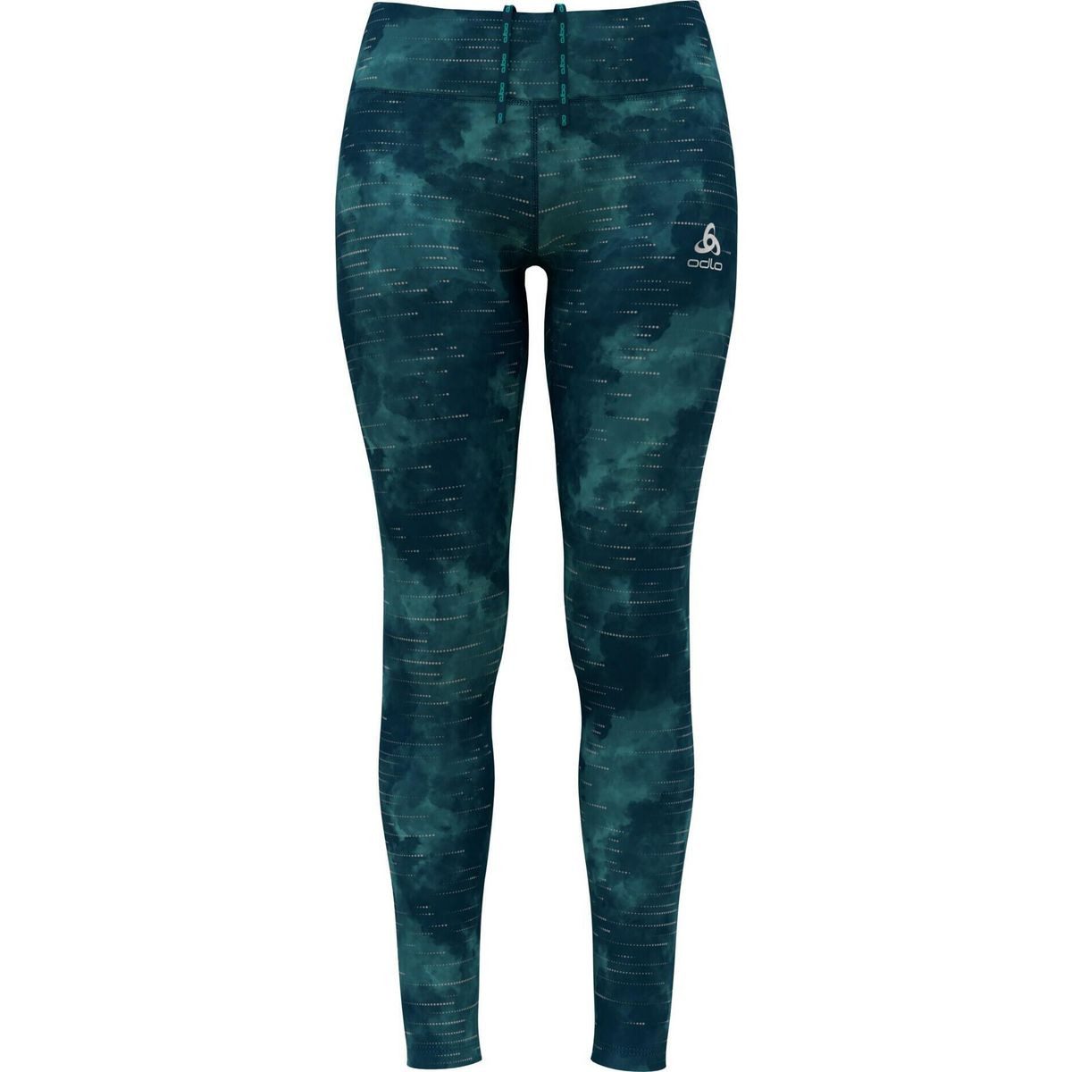 Odlo Outdoorhose Tights Zeroweight Print Reflective