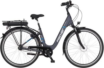 FISCHER Fahrrad E-Bike CITA ECU 2200 522, 7 Gang Nexus Schaltwerk, Nabenschaltung, Frontmotor, 522 Wh Akku, Pedelec, Elektrofahrrad für Damen u. Herren, Cityrad