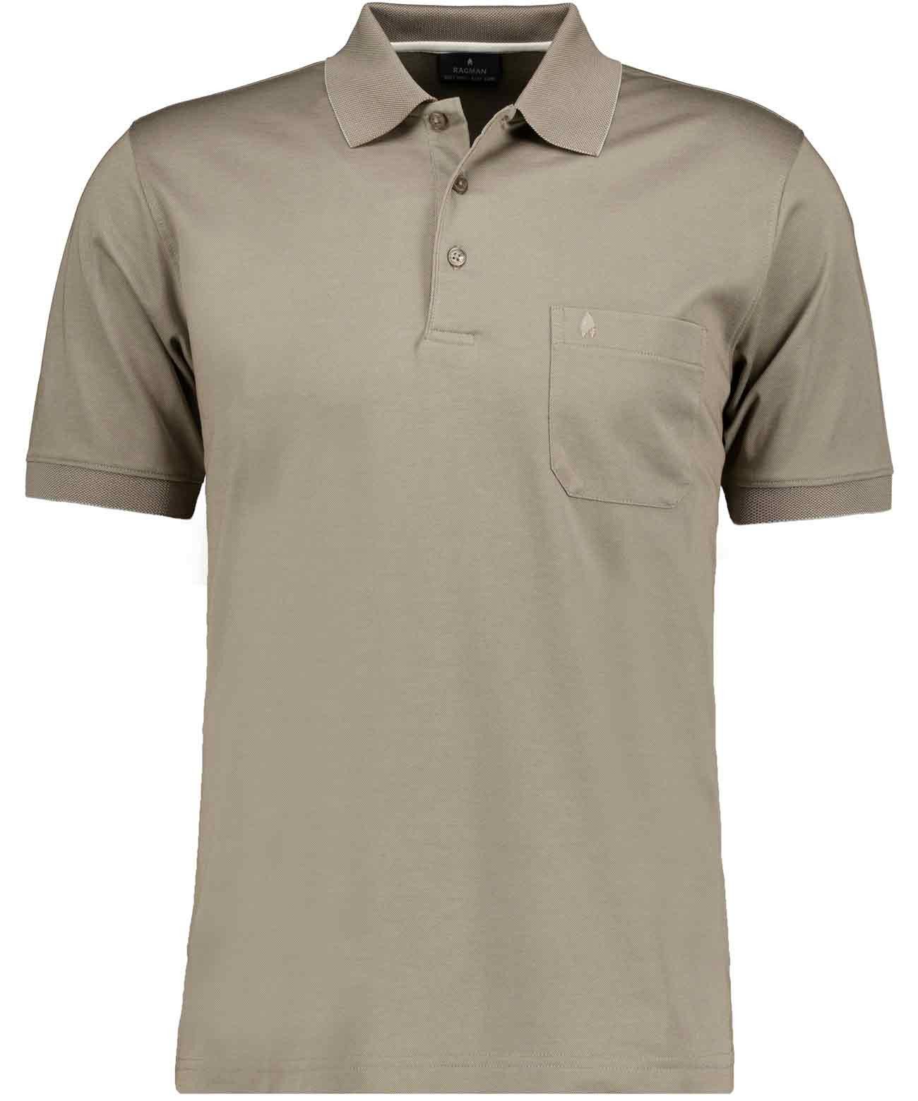 RAGMAN Poloshirt Polo button short sleeve