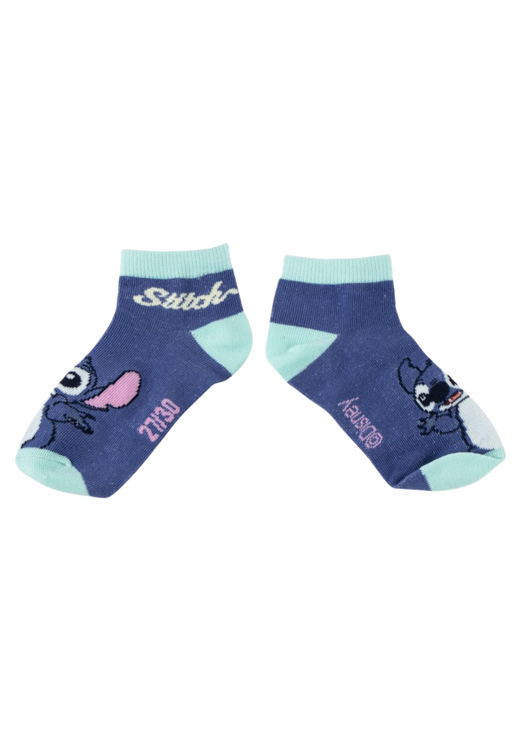 Disney Socken Kurze Socken im Set – Stitch (Set)