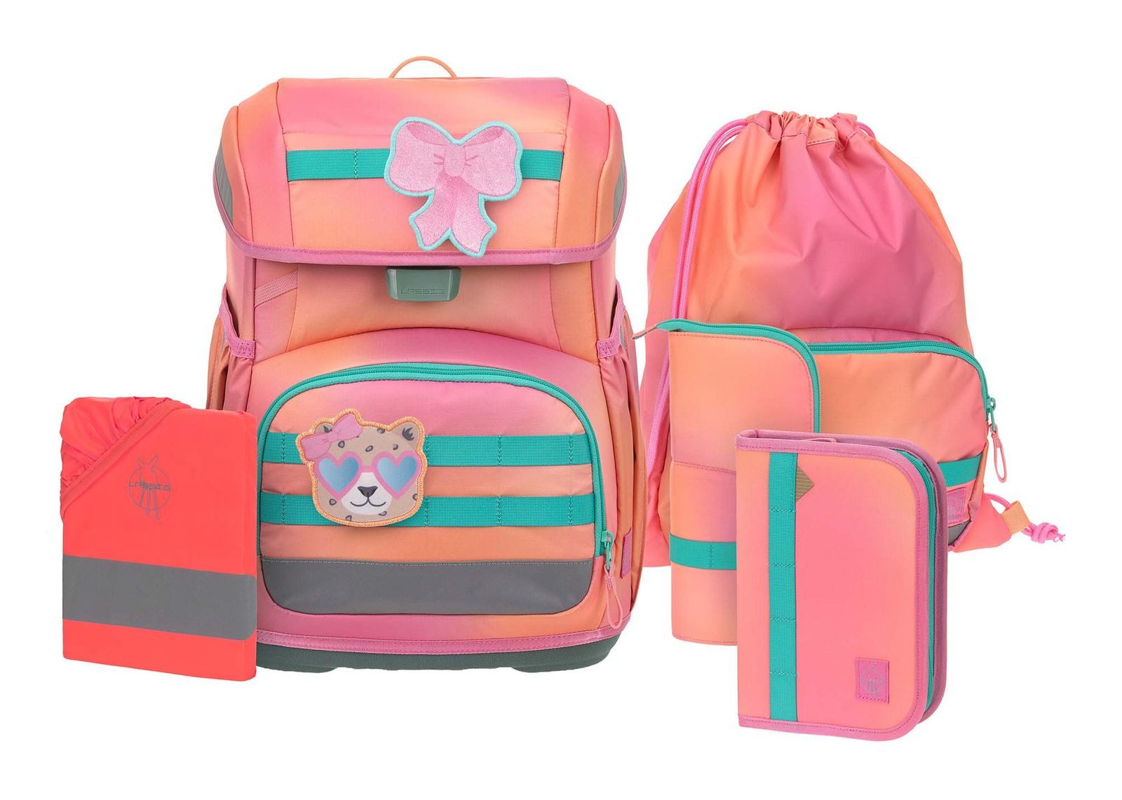 LÄSSIG Schulranzen School Set 7-teilig (Set, 6-tlg)