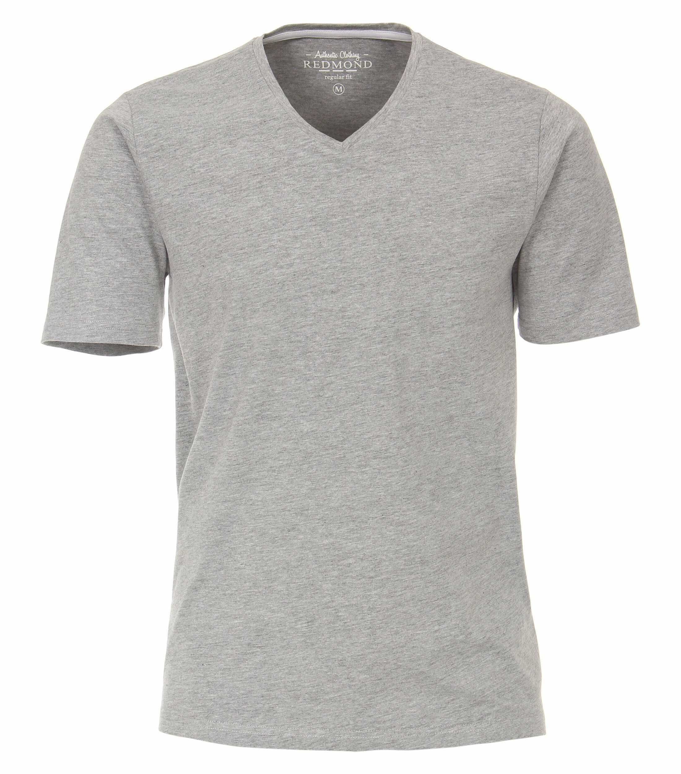 Redmond T-Shirt uni 70 grau | V-Shirts