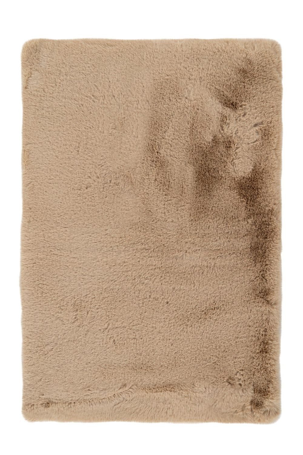 Teppich Boss Hochflor-Teppich Hochflor Teppich Badematte Robert 425 - Beige, rechteckig, Höhe: 35 mm