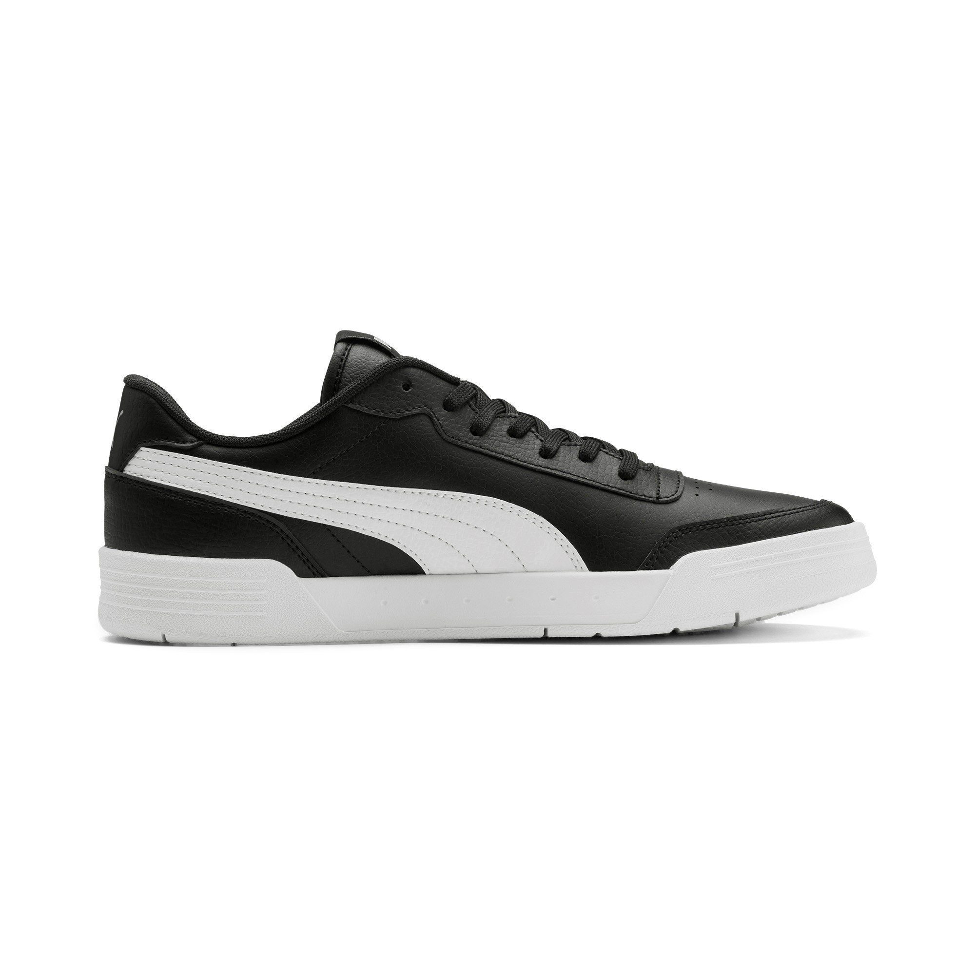 PUMA Caracal Premiumleder schwarz/weiss Herren Sneaker