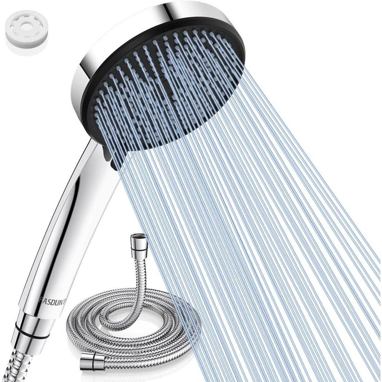 LuxusKollektion Handbrause 5Strahlarten Duschkopf mit 2M günstig online kaufen
