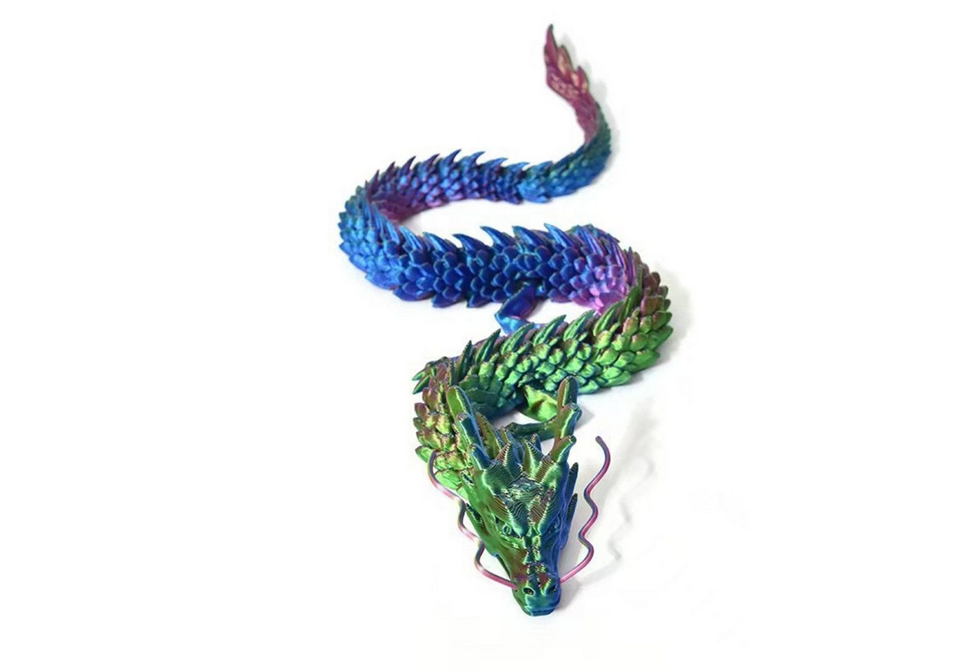 Jumpeak Tierfigur 3d drache,3d tiere,drache 3d druck,drachen figuren,drachen spielzeug (8 Farben, 5 Größen), tiere figuren,tiere spielzeug,Kinderspielzeug,Weihnachtsgeschenke