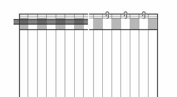 Vorhang Saigon, Neutex for you!, verdeckte Schlaufen (1 St), halbtransparent, HxB: 250x144