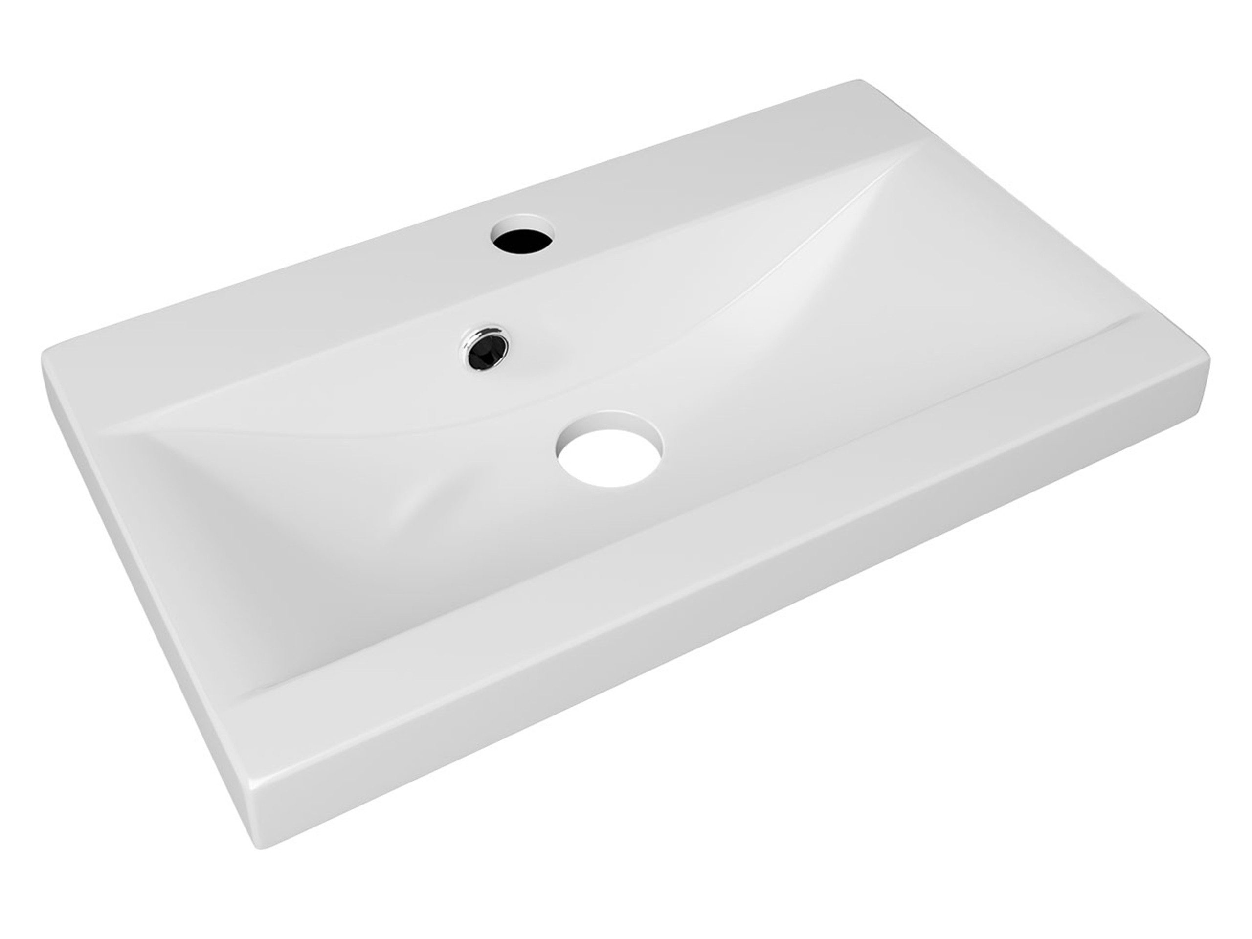 MIRJAN24 Badmöbel-Set Madrit I, (5er-Set, Schrank, 2x Hochschrank, Regal mit Spiegel, Waschbecken mit Siphon), Beleuchtung als Option