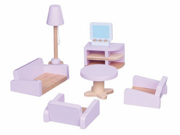 Lelin Puppenhausmöbel 21 teiliges Set - Holz - Puppenmöbel / Puppenhausmöbel