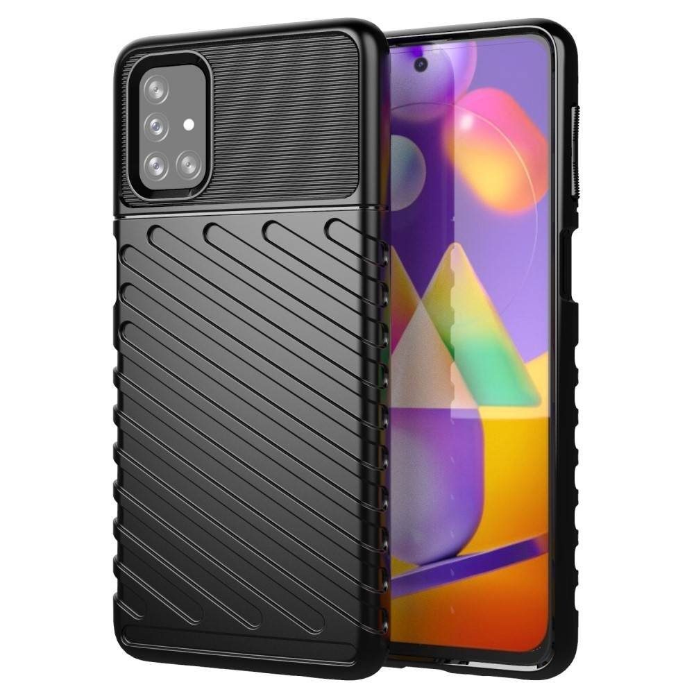 cofi1453 Handyhülle cofi1453® Hybrid Armor Etui SchutzHülle "Thunder" 6,4 Zoll, Cover Schutzhülle