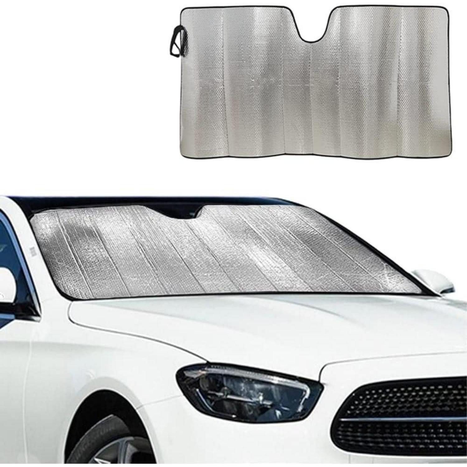 LuxusKollektion Frontscheibenabdeckung Sonnenschutz Auto Frontscheibe Faltbar UV-Schutz 150x80CM