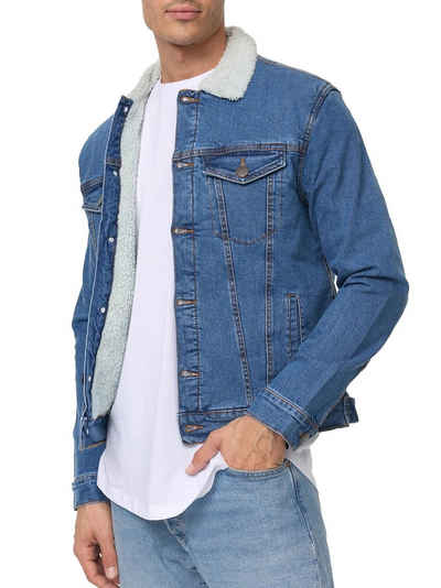 Tazzio Jeansjacke A400 Jeans Jacke mit Fellkragen