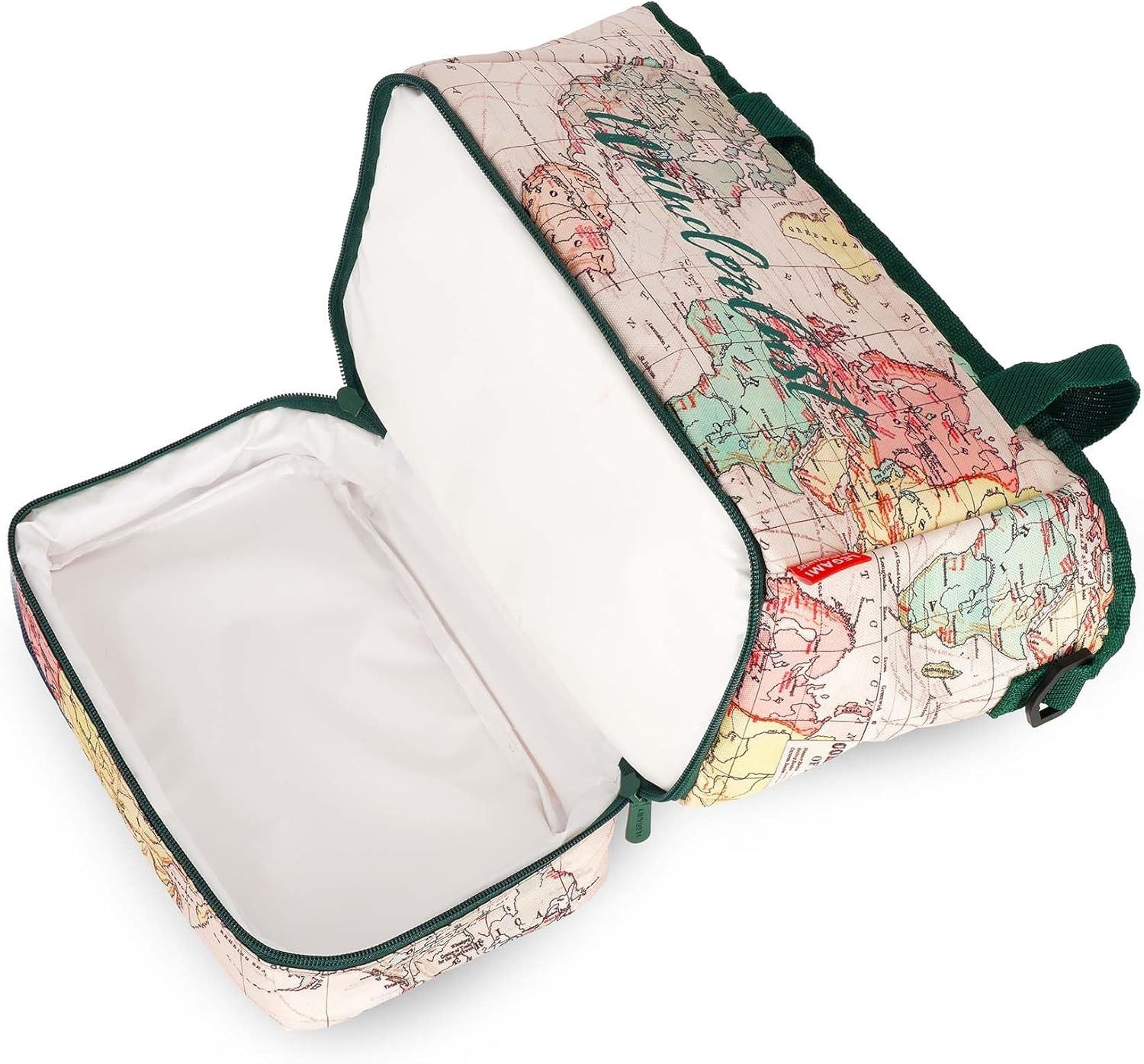 Legami Federmäppchen Legami Lunch Bag Travel, 10,8 L, 33x22x15 cm, RPET