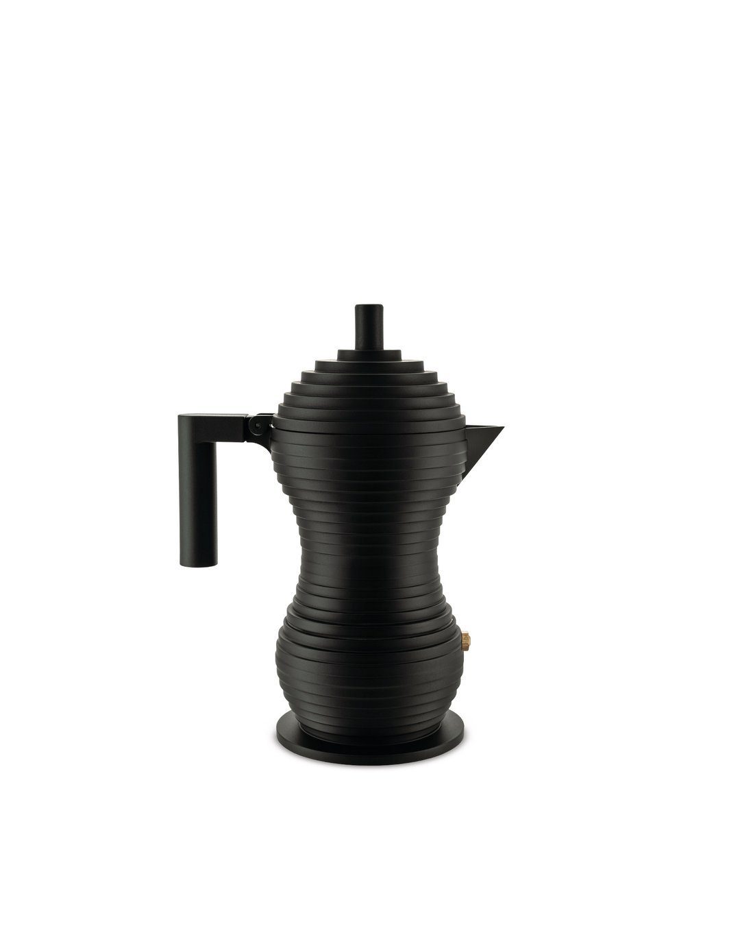 Alessi Espressokocher Espressokocher PULCINA für matt geeignet 15 cl, anthrazit, Induktion 0.15l Kaffeekanne, Nicht