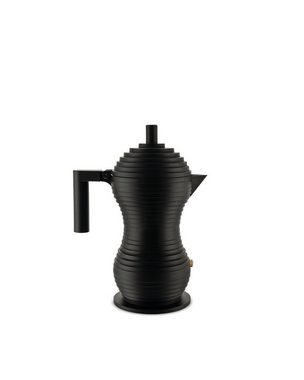 Alessi Espressokocher Espressokocher PULCINA 15 cl, matt anthrazit, 0.15l Kaffeekanne, Nicht für Induktion geeignet