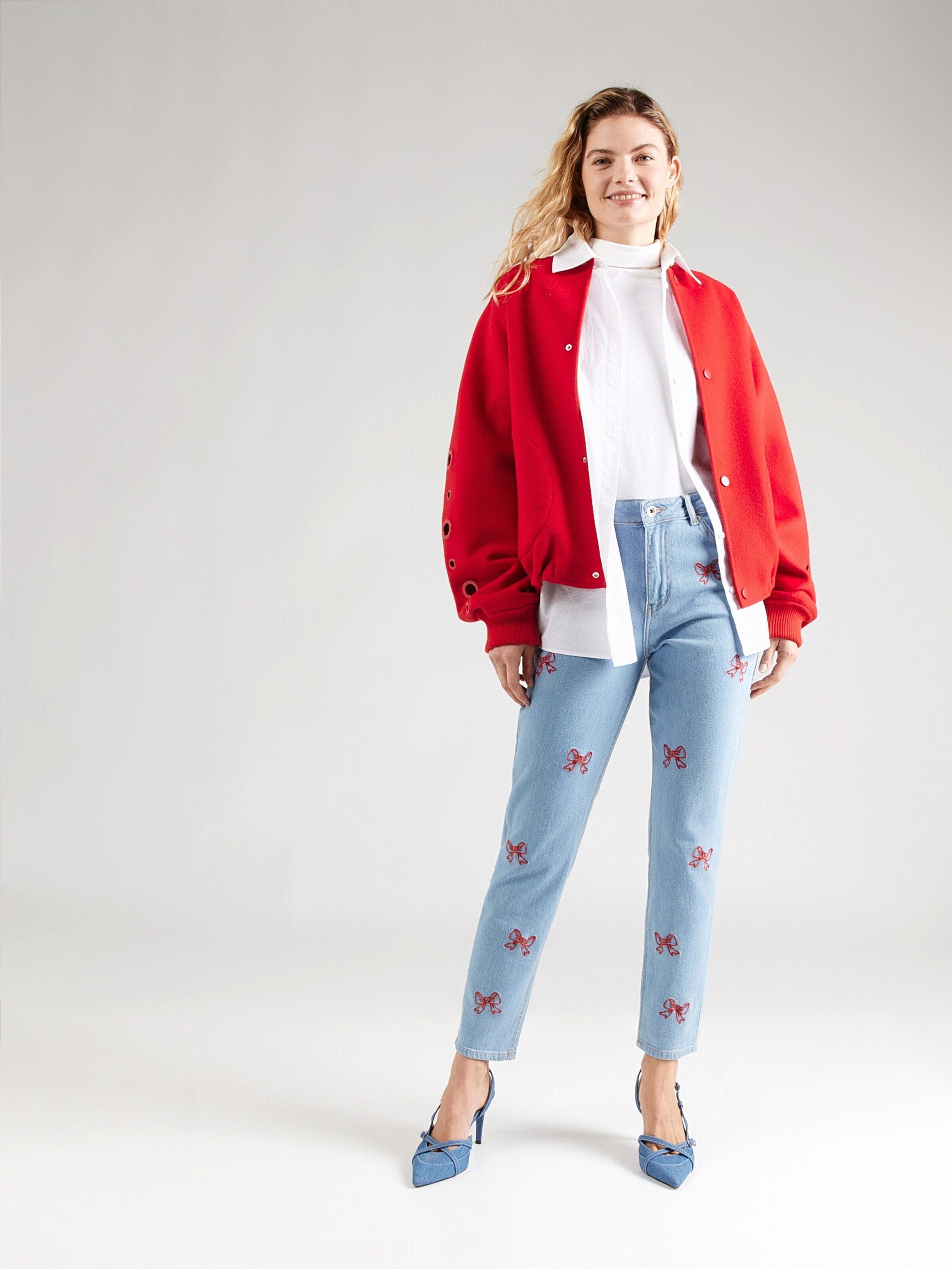 ONLY 7/8-Jeans ONLINC (1-tlg) Stickerei