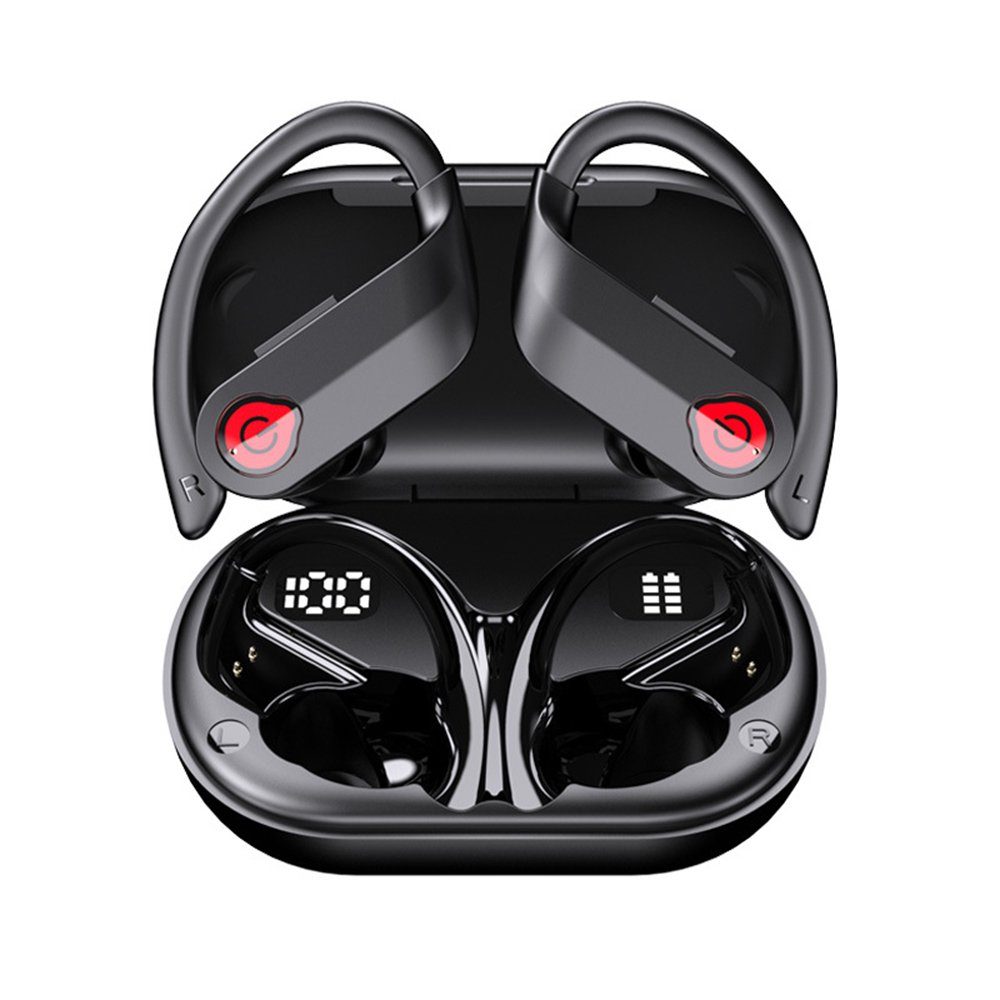 GelldG Bluetooth Headset mit Mikrofon, 5.3 mit 50Hrs HD Freispreche Talk Bluetooth-Kopfhörer