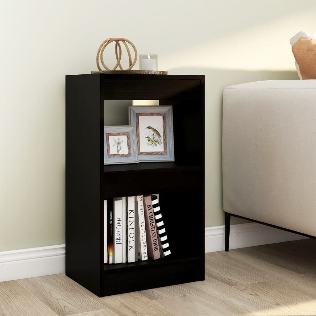 furnicato Bücherregal Schwarzes 40 x 30 x 72 cm aus Holzwerkstoff, 1-tlg.