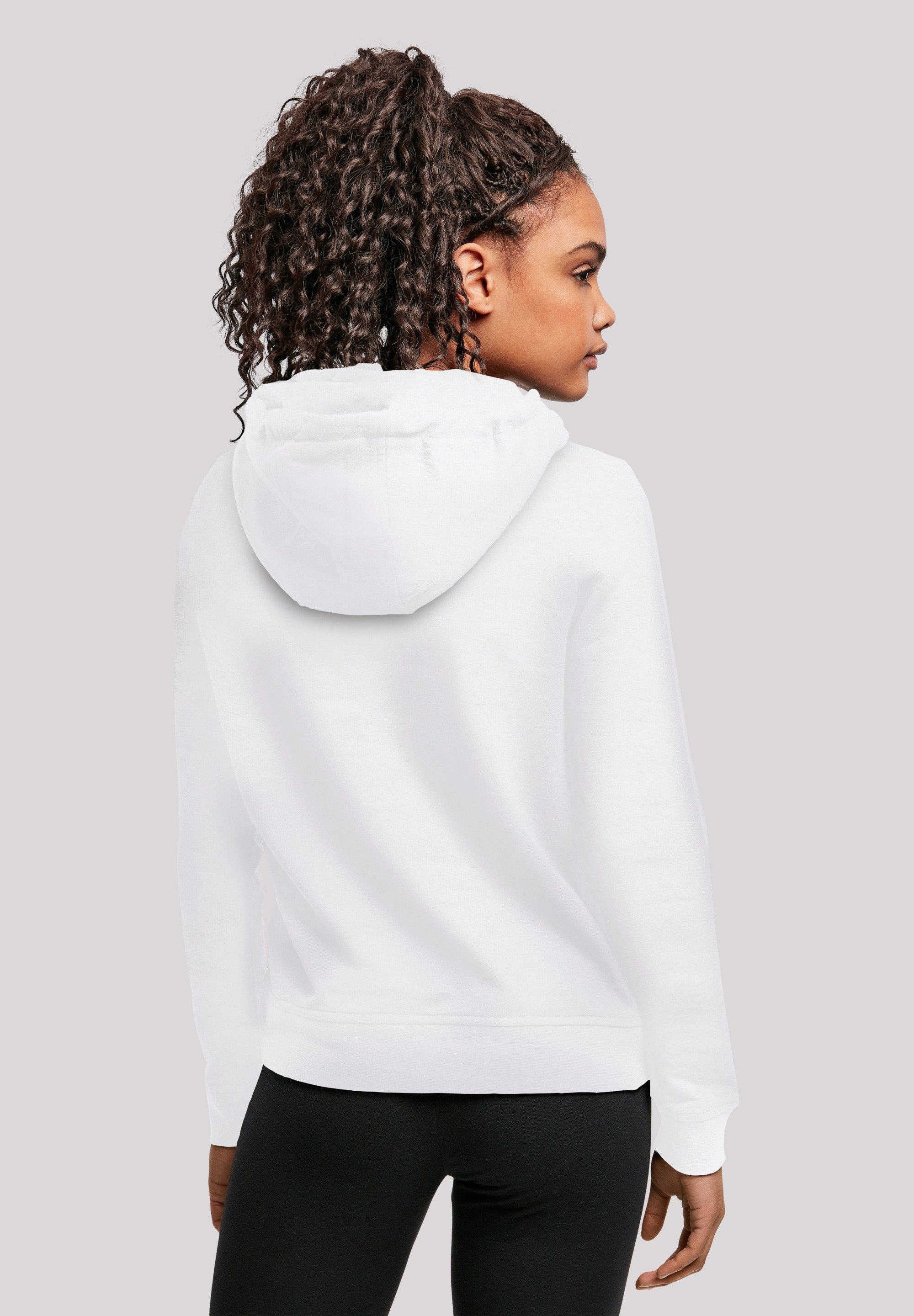 white with Jerry F4NT4STIC Basic Ladies Hoody (1-tlg) Baseball And Play Kapuzenpullover Damen Tom